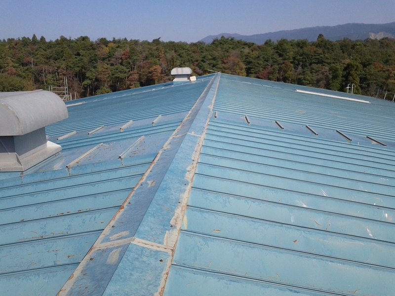 屋根塗装 四日市市/S工場様の屋根写真
