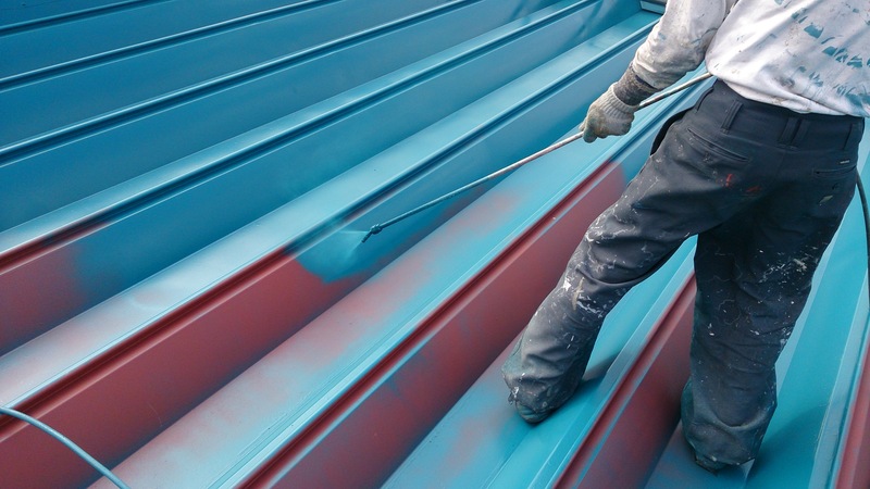 屋根塗装 四日市市/S工場様の屋根写真