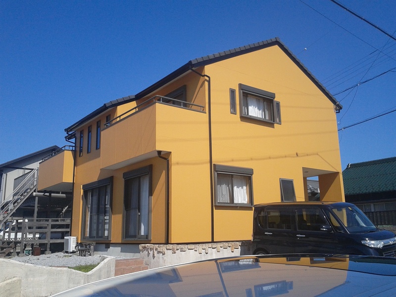 外壁塗装 四日市市/I様邸の外観写真